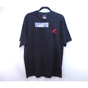 Official Honda Men’s Shirt Size Large Black With Graphic Short Sleeve HRCA Club